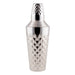 3 Piece Cocktail Shaker- Stainless Steel Diamond Cut - 25 ounce