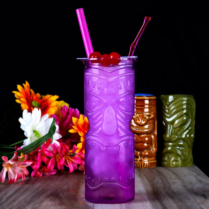 PLASTIC TIKI CUPS - 32 oz. - Color Options