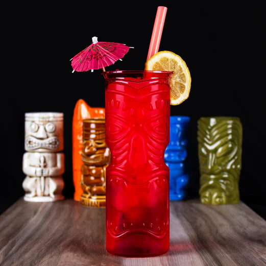 PLASTIC TIKI CUPS - 32 oz. - Color Options