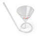 Martini Sipper Cup with built in straw - Tini Bit Naughty - 4oz