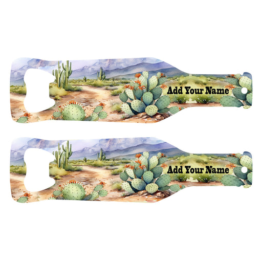 Bottle shaped cactus opener