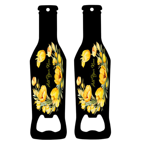 Tulips bottle shaped opener