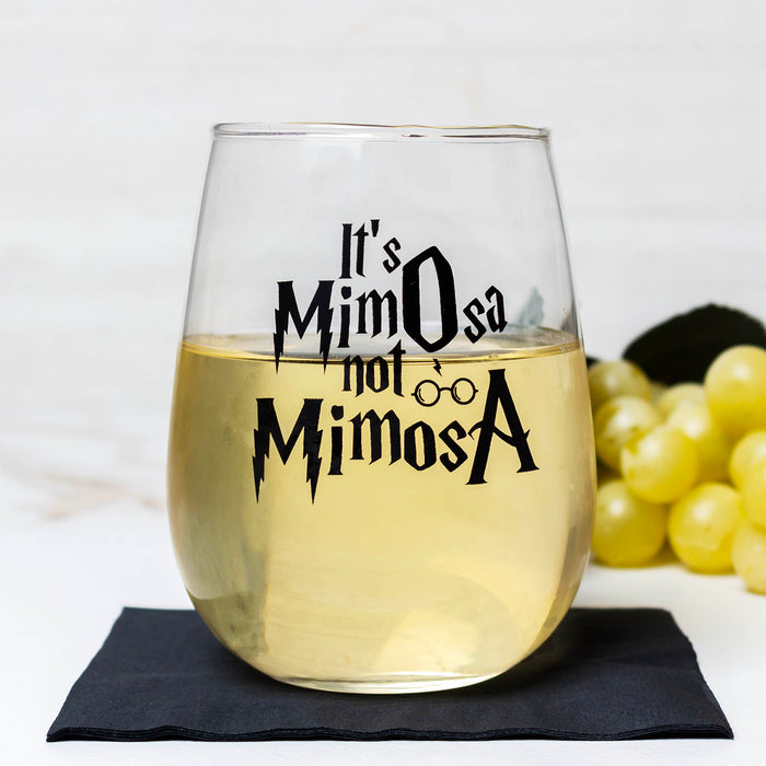 BarConic® Glassware - It's Mimosa Stemless Wine Glass