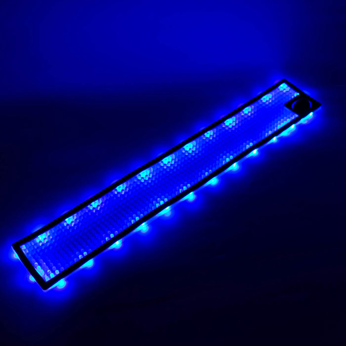 LED Bar Mats (3 3/4" W x 23 3/8" L) - 3 Color Options - Black w/ Blue LED