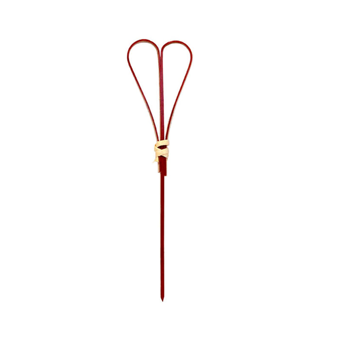 Heart Bamboo Cocktail Picks - 100 pack - Red