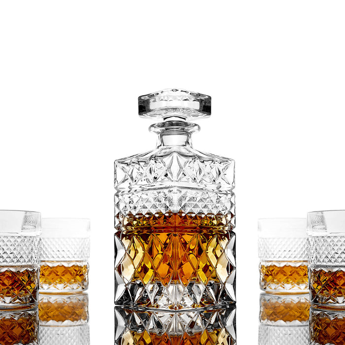 Whiskey Decanter Stones Gift Set