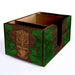 Customizable Wooden Bar Caddy - Tiki Leaves