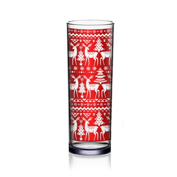 BarConic Highball / Collins Glasses - Christmas Themed Designs