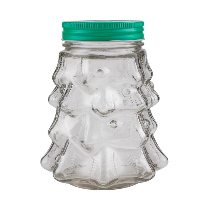 BarConic® Christmas Tree Mason Jar w/lid