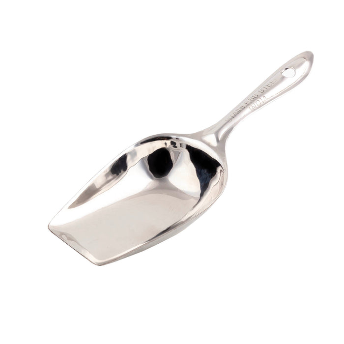 BarConic® Flat Bottom Ice Scoop - Stainless Steel - Size Options