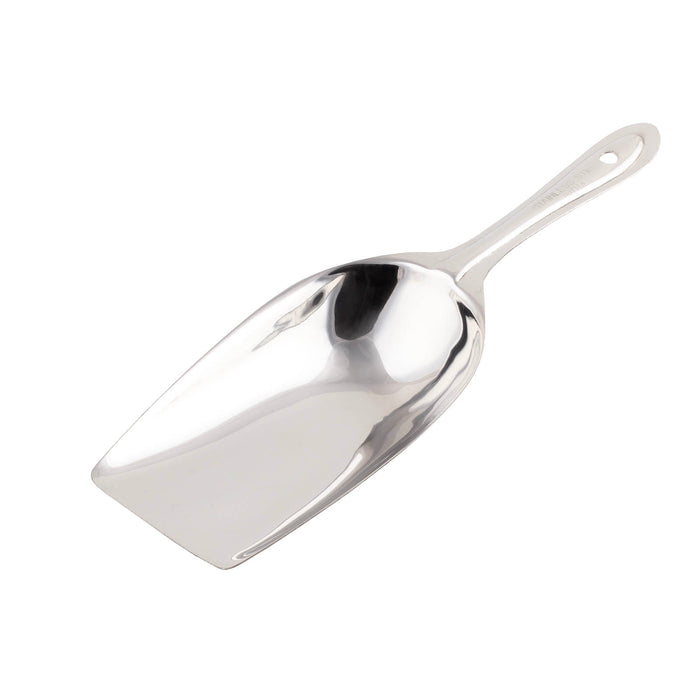 BarConic® Flat Bottom Ice Scoop - Stainless Steel - Size Options