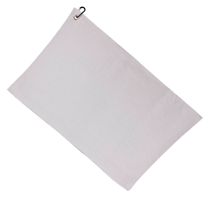 Sublicotton White Bar Towel with Hook - 15.75" x 23.5"