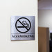 No Smoking Sign - Stainless Steel