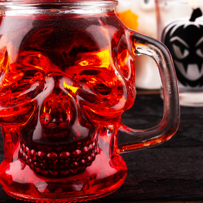 BarConic® Skull Mason Jar w/handle - 4oz