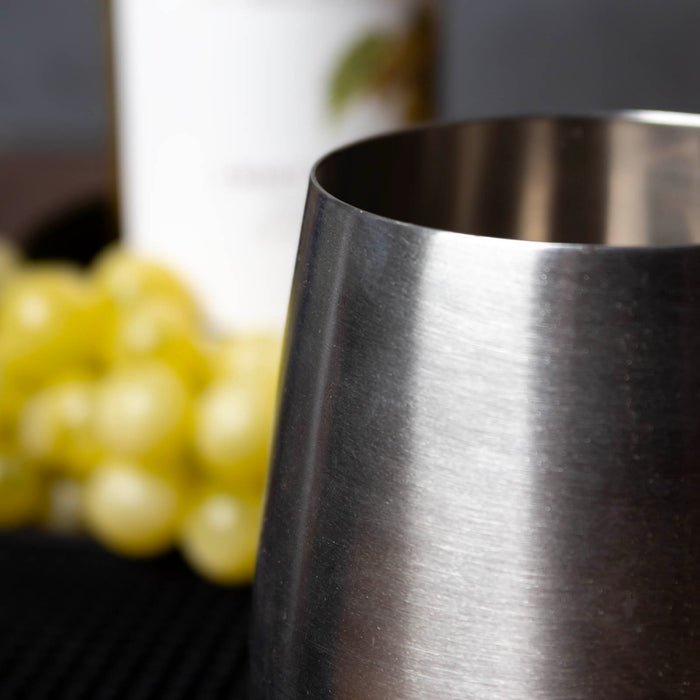 Stemless Wine Glass - Stainless Steel - 18 ounce