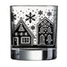 Gingerbread Town Christmas Glass