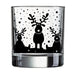 BarConic Christmas Collection Glassware - Cute Reindeer - 10 ounce