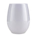 Wine Glass - Stemless - White - 12 Ounce - Pack of 6