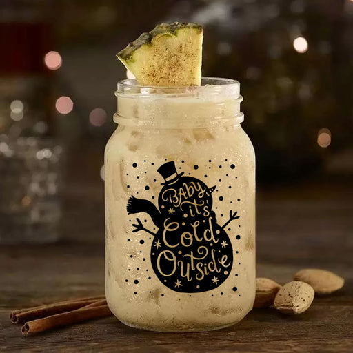 BarConic Mason Jar Glassware Christmas Collection