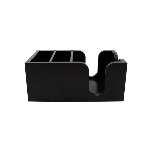 Wooden Bar Top Napkin Caddy - Black Stain