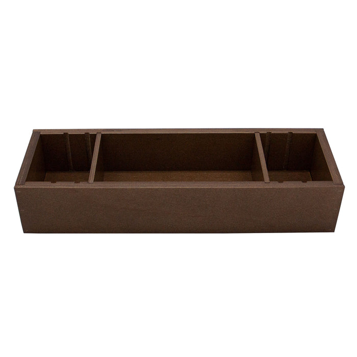 Wooden Condiment Caddy - Stain Finish