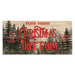 Customizable Large Vintage Wooden Bar Sign - Christmas Tree Farm