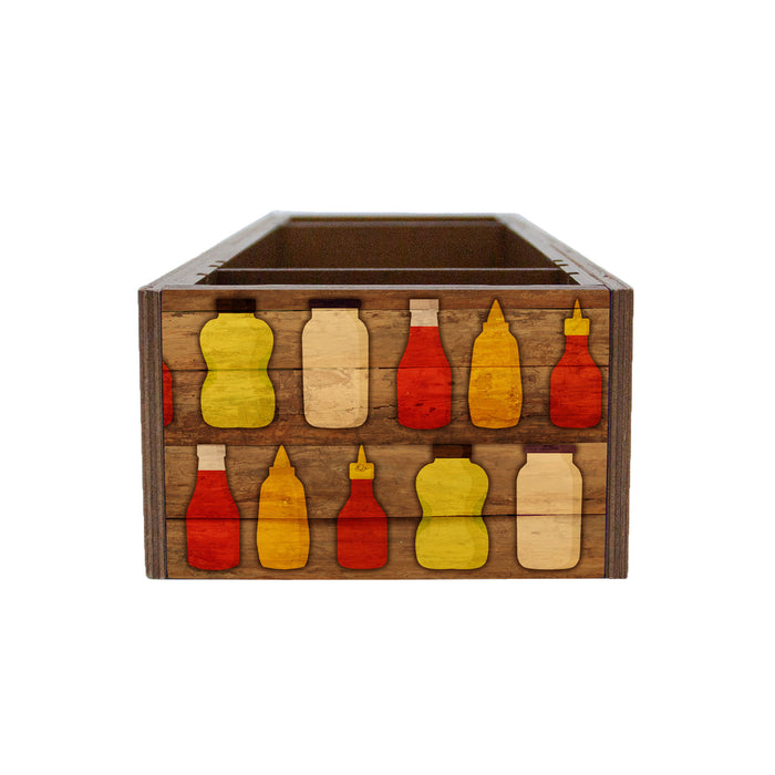 Wooden Condiment Caddy - Condiment Design