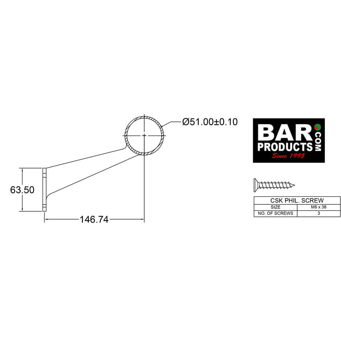 Contemporary Bracket (Finish Options)