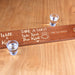 Custom Laser Engraved 2 Person Wood Shot Ski - Take A Shot, We Tied The Knot - Design 3