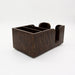 Wooden Bar Top Napkin Caddy - Dark Stain