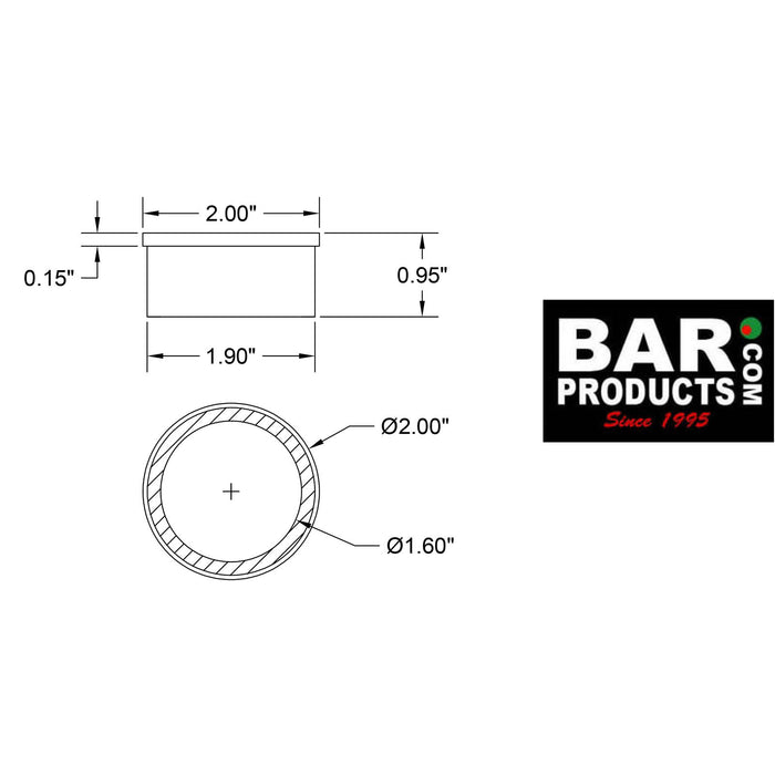 Flat End Cap - (Finish Options)