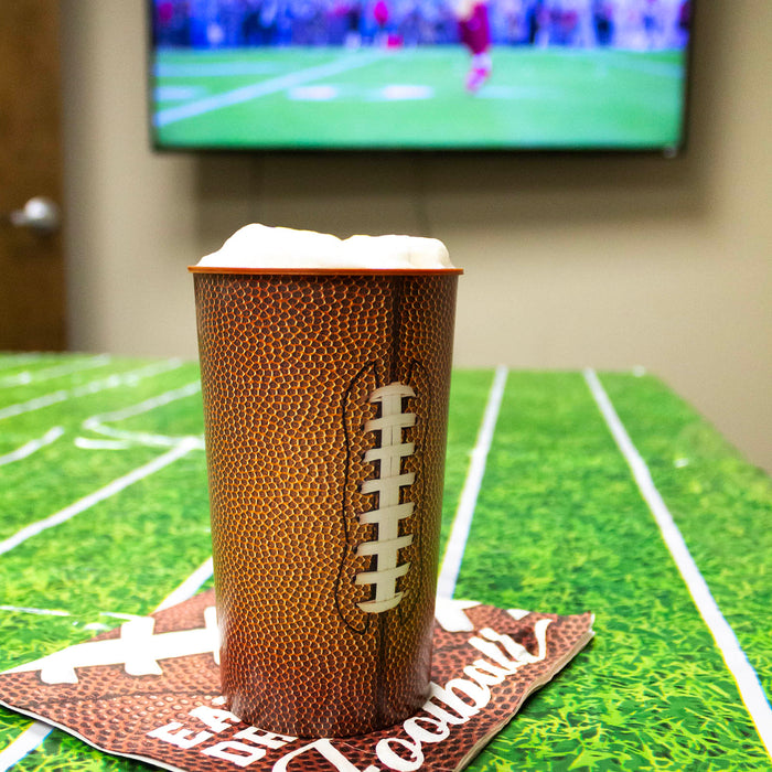 Football Plastic Cup - 22 ounces