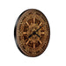 Clock Gear Wooden Clock - Black T Mold