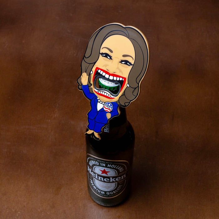 Kamala & Trump Bottle Opener