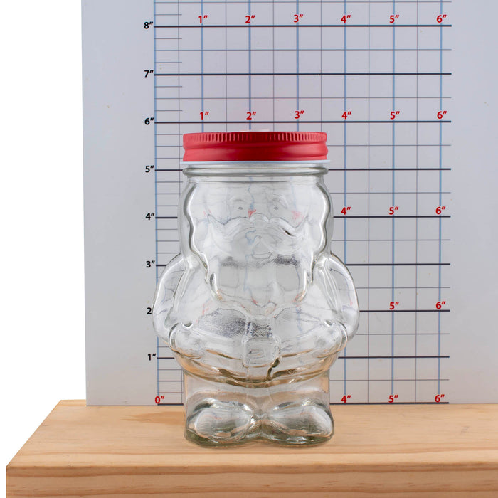 BarConic® Santa Mason Jar w/ lid - 18 ounces