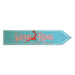 Christmas Wood Arrow Signs - Sleigh Rides Right