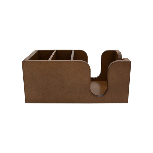 Wooden Bar Top Napkin Caddy - Stain