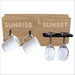 "Sunrise, Sunset" Coffee Mug and Wine Glass Holder