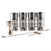 BarConic® Silver Tiki Bar Set