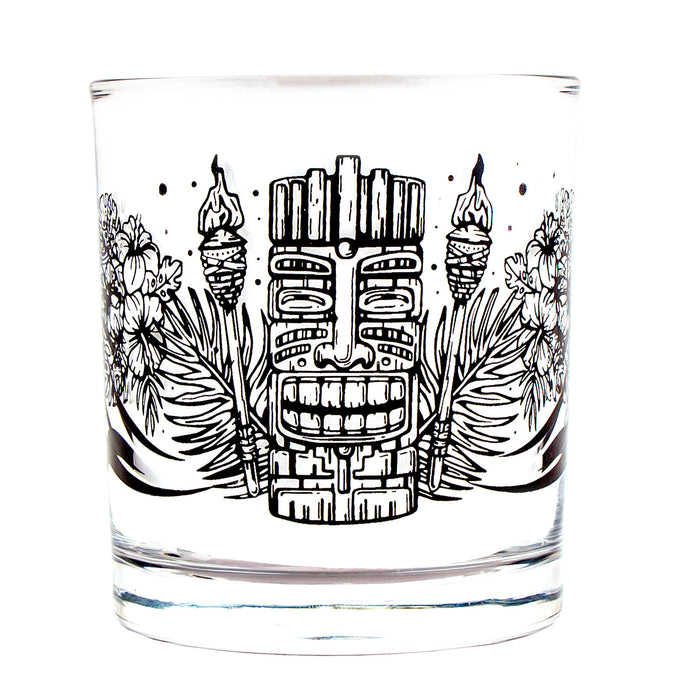 BarConic® Glassware - Tiki Man - Old Fashion Glass - 10 ounce