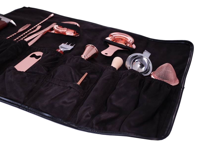 Olea™ Barware Tool Roll - Black