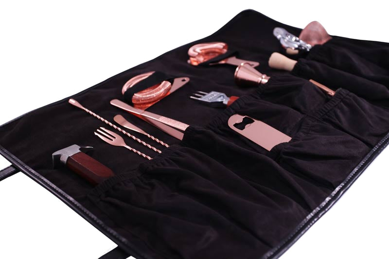 Olea™ Barware Tool Roll - Black