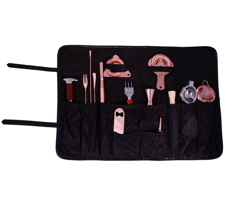 Olea™ Barware Tool Roll - Black