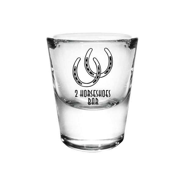 Customized BarConic® 1 ounce Thick Base Clear Shot Glass