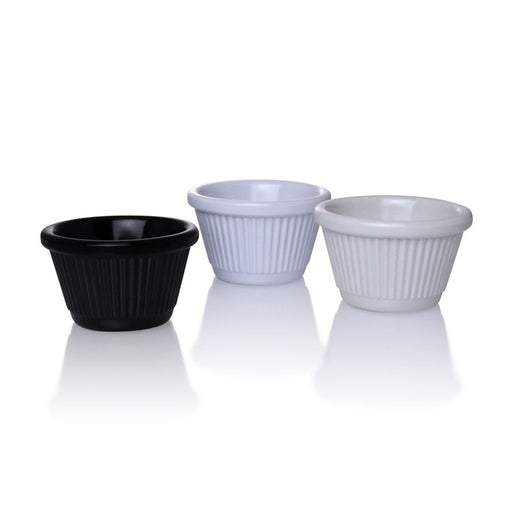 1 ½ oz. Fluted Melamine Ramekin - 12 / pack