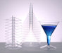 Plastic (Polystyrene) Martini Glass - 5 ounce (sleeve of 12)