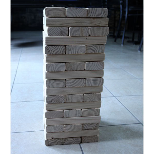 Giant Block Stacking Game