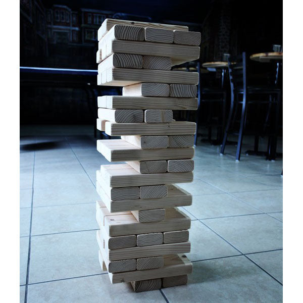 Giant Block Stacking Game