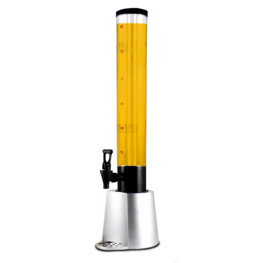 Beer Tower with Ice Tube and Cup Holder - 3 Liter