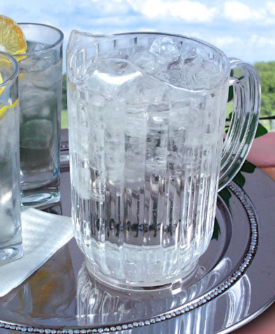 Clear Water Pitcher - SAN Plastic - 32oz